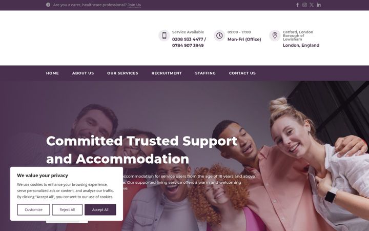 Screenshot of carexra.co.uk