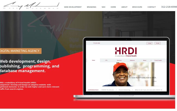 Screenshot of careymuhammad.com