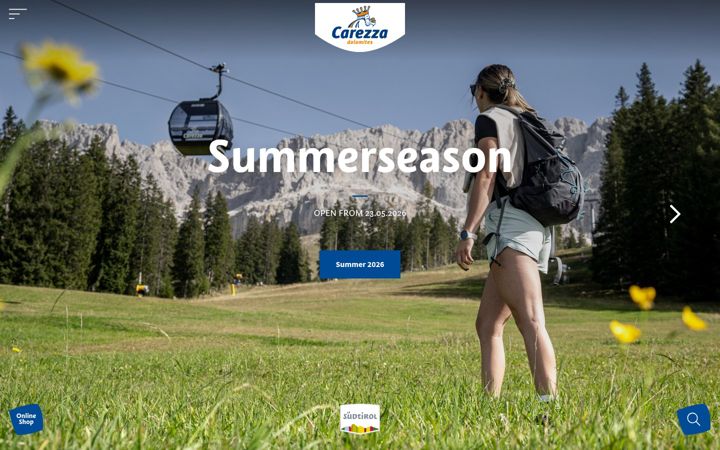 Screenshot of carezza.it