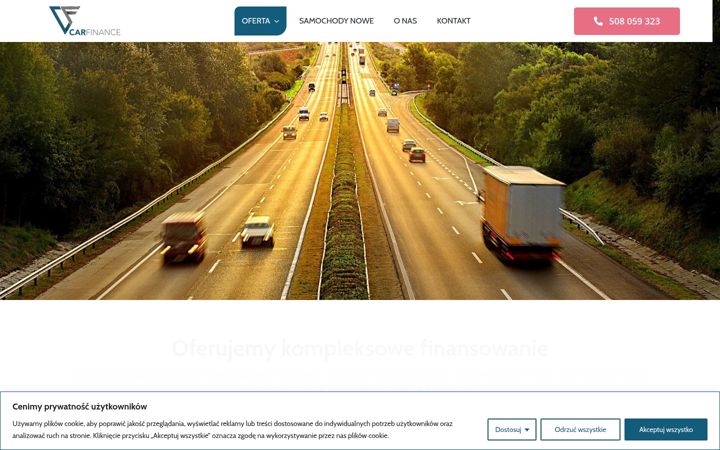 Screenshot ta' carfinance.pl