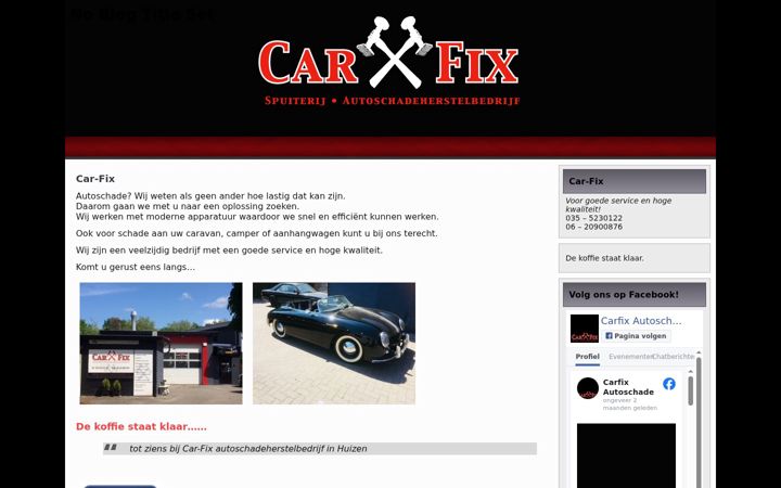 Screenshot of carfix-autoschade.nl