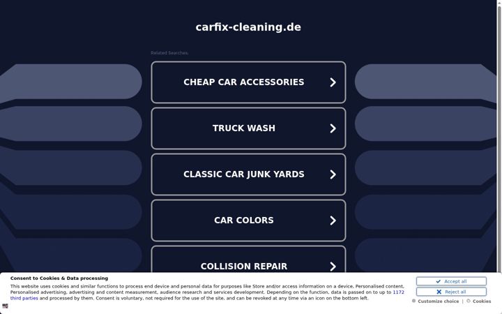 Screenshot of carfix-cleaning.de