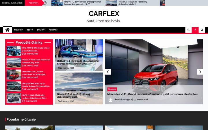 Screenshot of carflex.sk