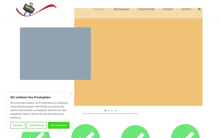Captura de pantalla de carfoilcenter-kassel.de