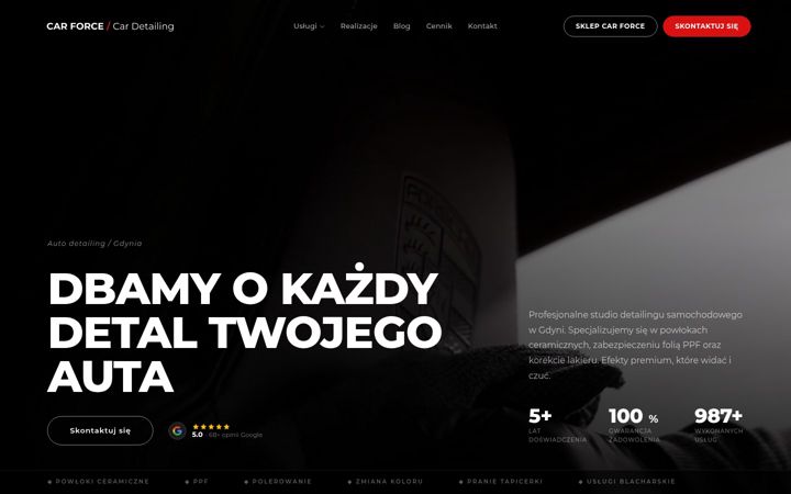 Screenshot ta' carforce.pl