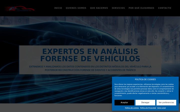 Screenshot of carforensics.es
