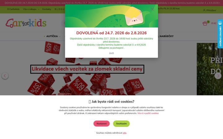 Screenshot of carforkids.cz