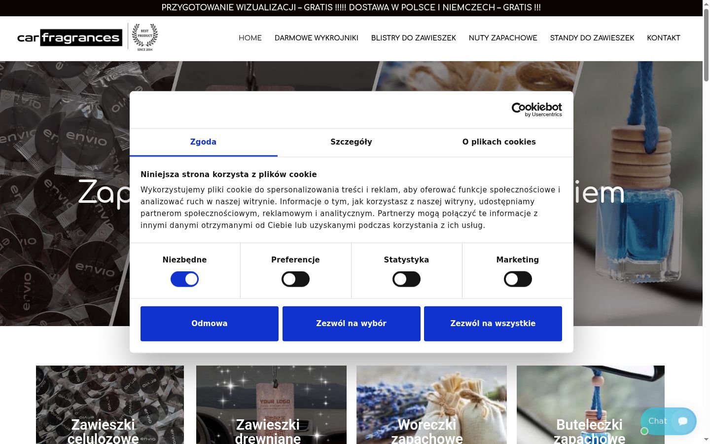 Screenshot tal-banner tal-kunsens muri qabel kwalunkwe interazzjoni