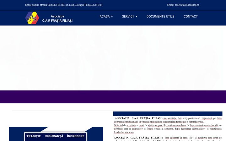 Screenshot ta' carfratiafiliasi.ro