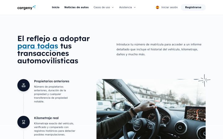 Screenshot of cargeny.es