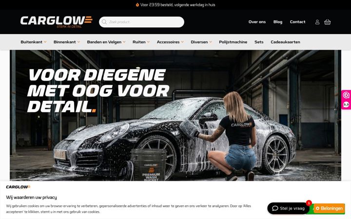 Screenshot of carglow.nl