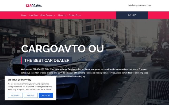 Screenshot of cargo-autotrans.com