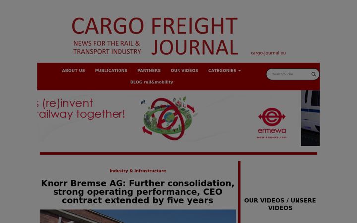 Screenshot of cargo-journal.eu
