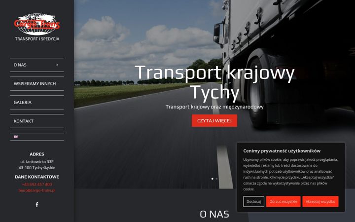 Screenshot of cargo-trans.pl