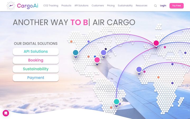 Captura de pantalla de cargoai.co