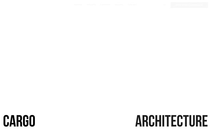 Screenshot του cargoarchitecture.ca