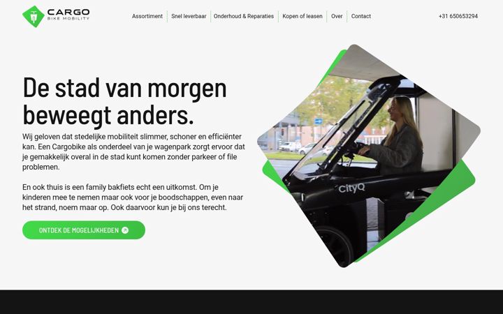Екранна снимка на cargobikemobility.com
