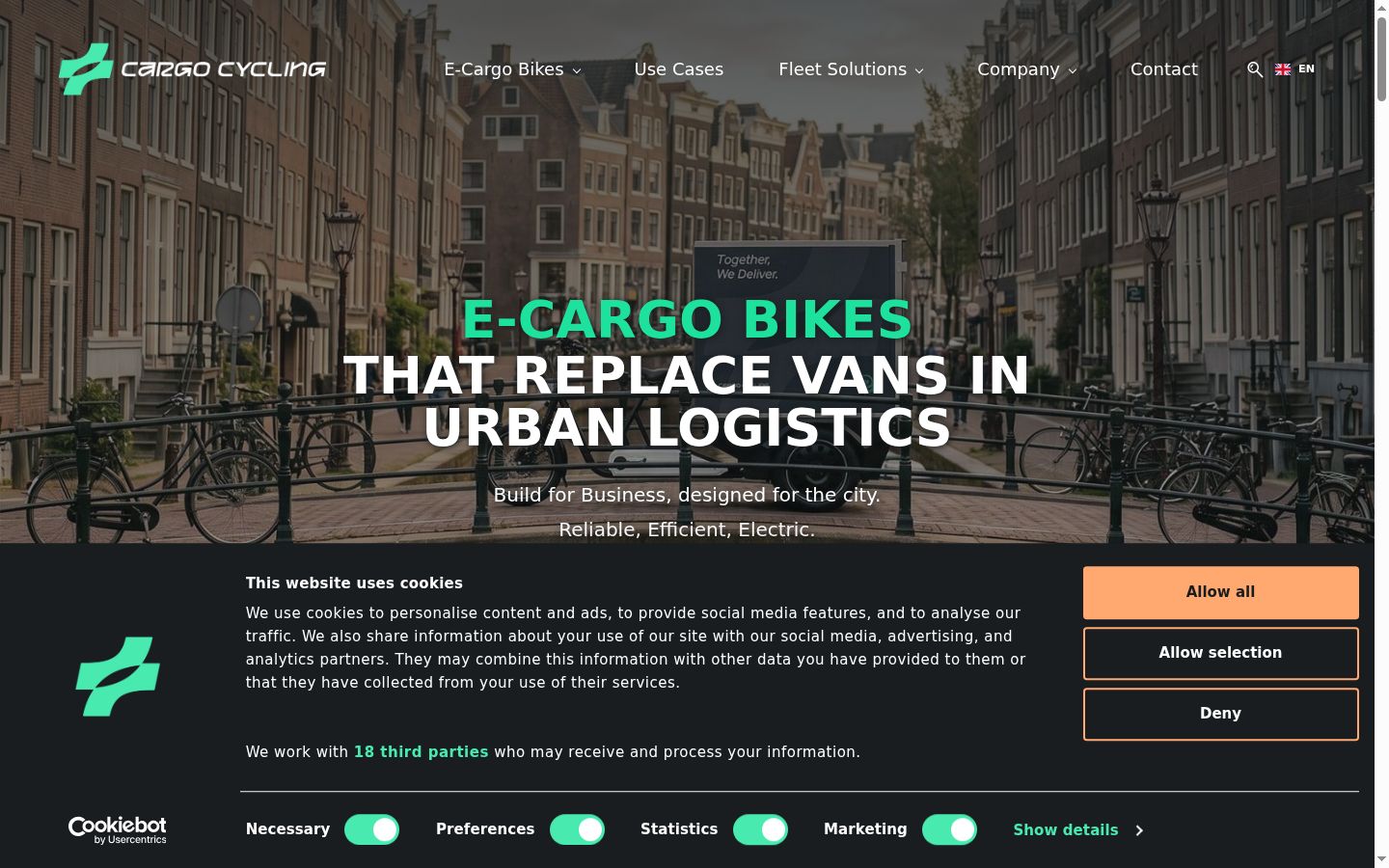 Екранна снимка на банера за съгласие, показан преди каквото и да е взаимодействие
