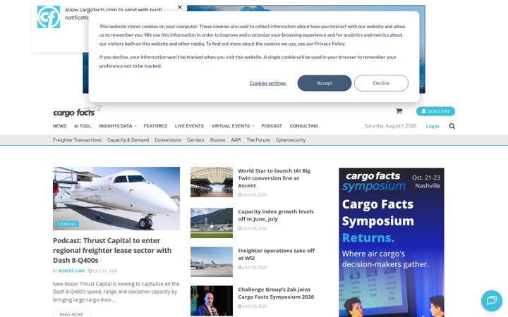 Screenshot of cargofactsconsulting.com