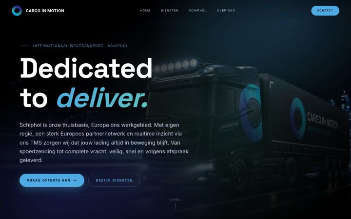 Screenshot of cargoinmotion.nl