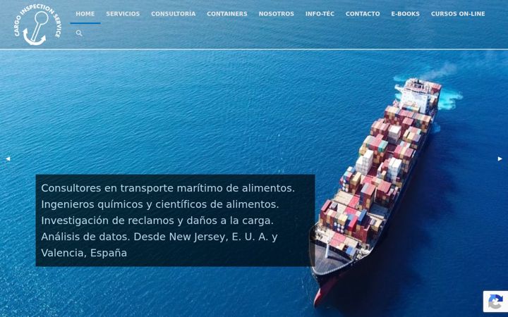 Screenshot of cargoinspectionservice.net