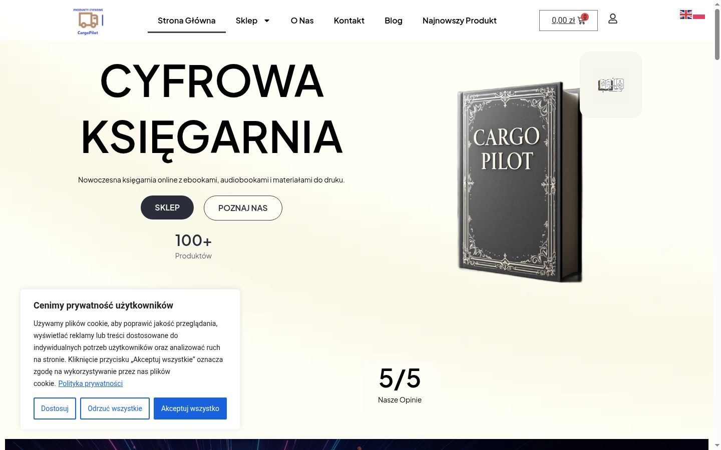Sutikimo reklamjuostės, rodytos prieš bet kokią sąveiką, ekrano kopija