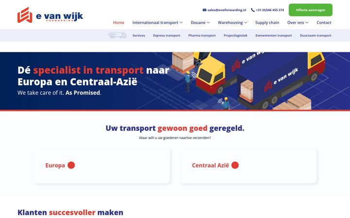 Screenshot of cargorilla.nl