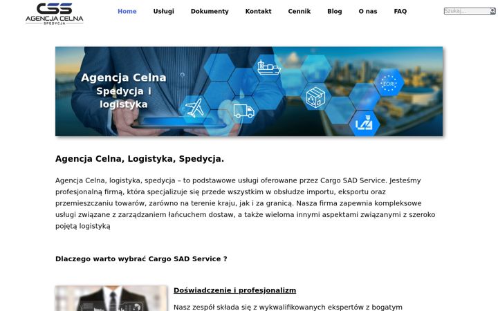 Screenshot of cargosad.pl