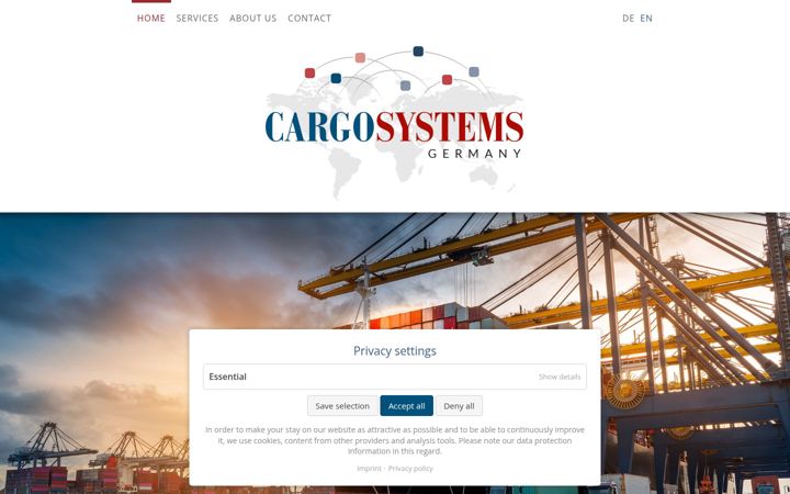 Screenshot of cargosystemsgermany.com