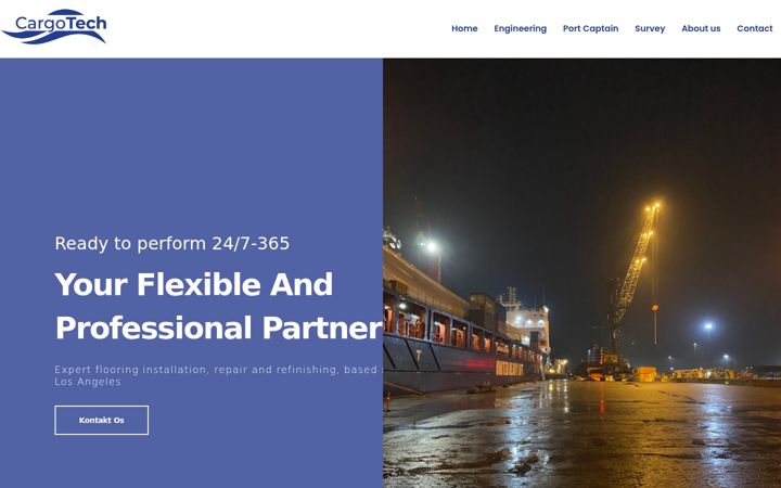 Screenshot of cargotechdenmark.com