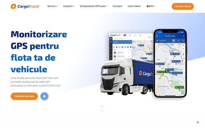 Posnetek zaslona cargotrack.md