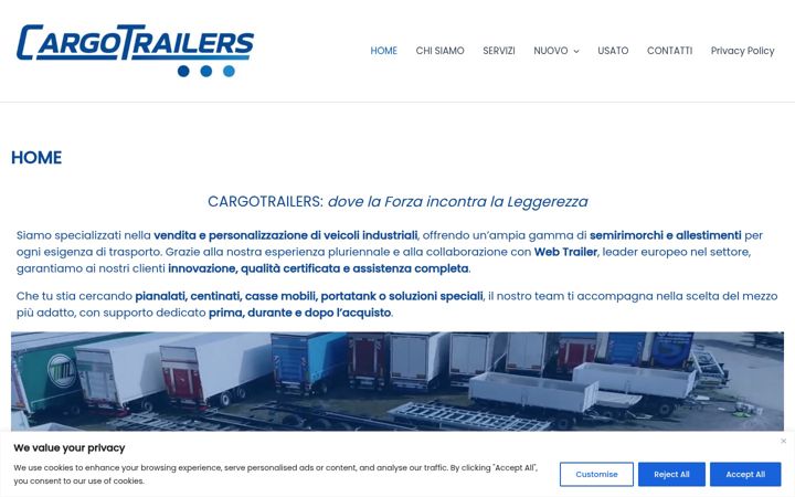 Screenshot of cargotrailers.eu