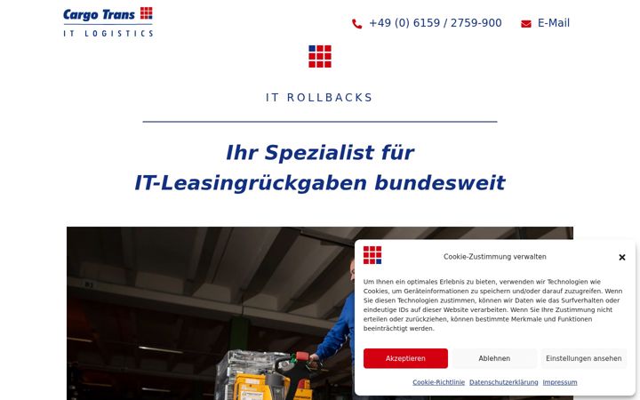 Screenshot of cargotrans-itrollbacks.de