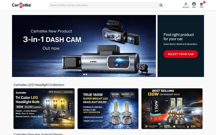 Screenshot of carhatke.com