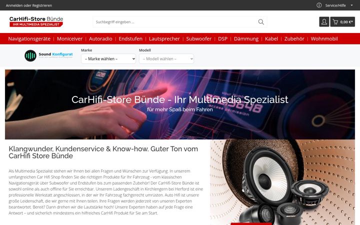 Skærmbillede af carhifi-store-buende.de