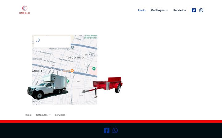Screenshot of carhluc.com.mx