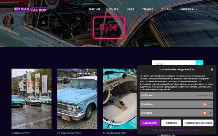 Screenshot of carhop.de
