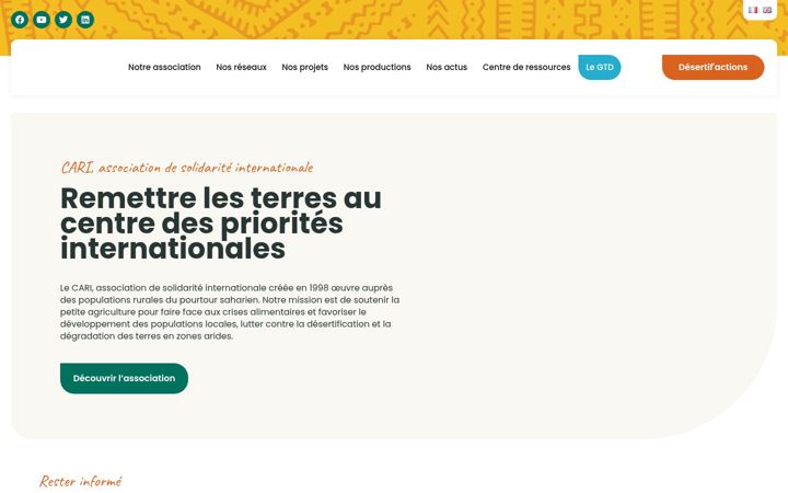Screenshot of cariassociation.org