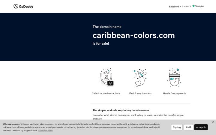 Screenshot of caribbean-colors.com