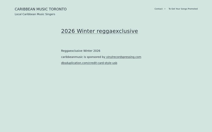 Screenshot του caribbeanmusic.ca