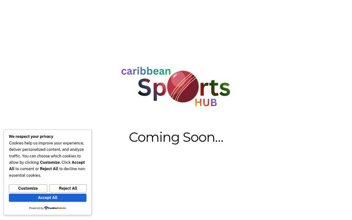 Screenshot of caribbeansportshub.com
