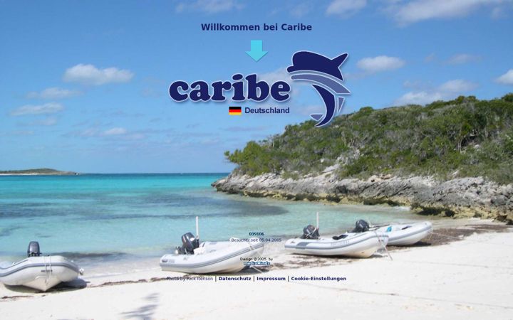 Screenshot of caribe-deutschland.de