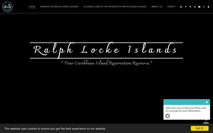 Screenshot of caribisles.com
