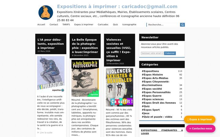 Screenshot of caricadoc.com