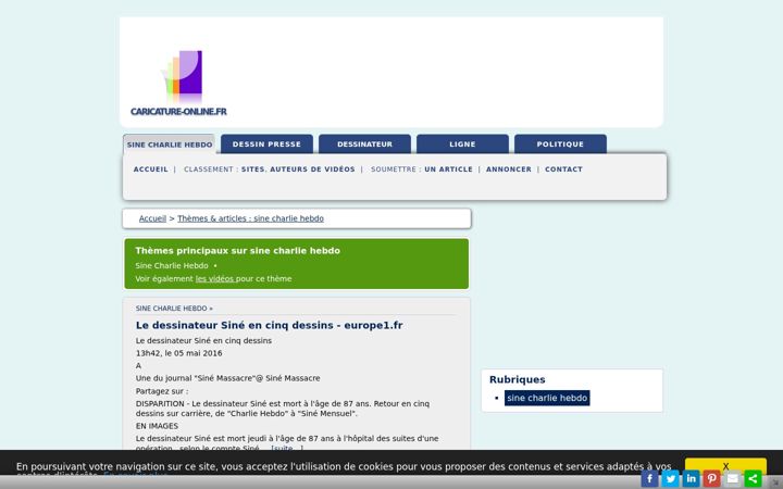 Screenshot of caricature-online.fr