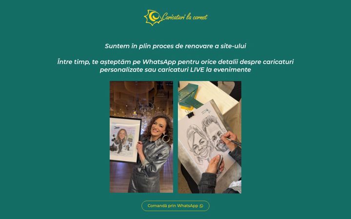Capture d'écran de caricaturilacornet.ro