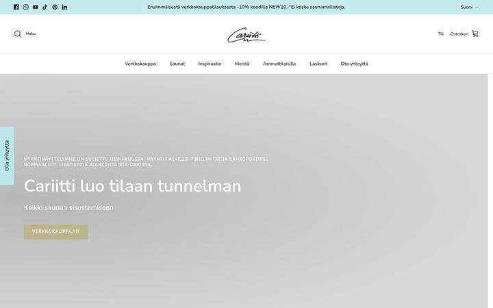 Screenshot of cariitti.fi