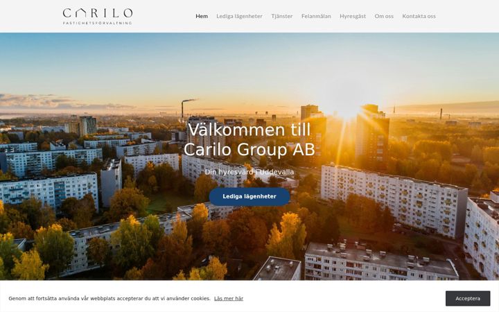 Screenshot of carilo.se