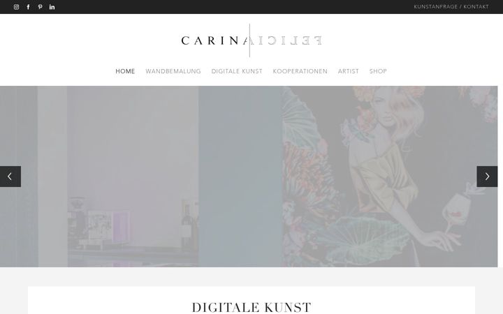 Screenshot ta' carina-felicia.de