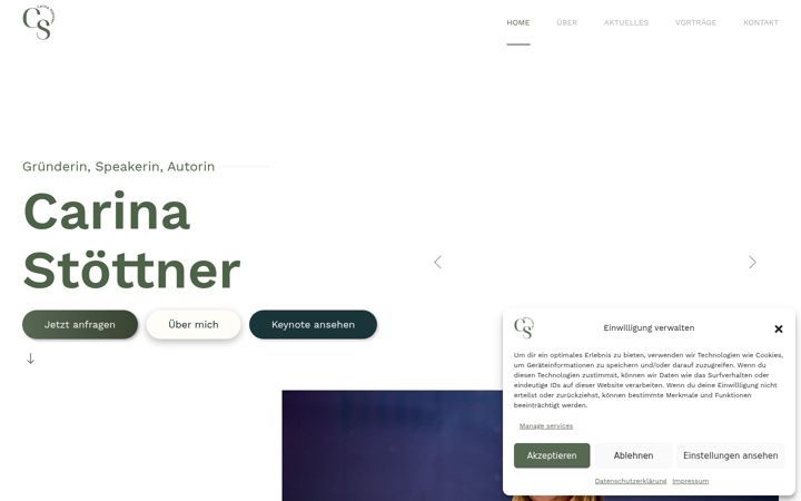 Screenshot of carina-stoettner.de